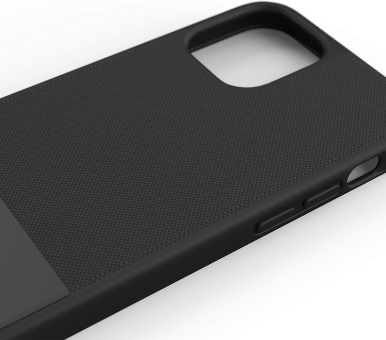 Superdry iPhone 12 / iPhone 12 Pro 6.1 Case, Black Moulded Canvas Case for iPhone 12 / iPhone 12 Pro 6.1