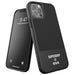 Superdry iPhone 12 / iPhone 12 Pro 6.1 Case, Black Moulded Canvas Case for iPhone 12 / iPhone 12 Pro 6.1