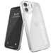 Superdry Custodia Compatibile con iPhone 12 Mini 5.4, Trasparente e Bianco, 42593