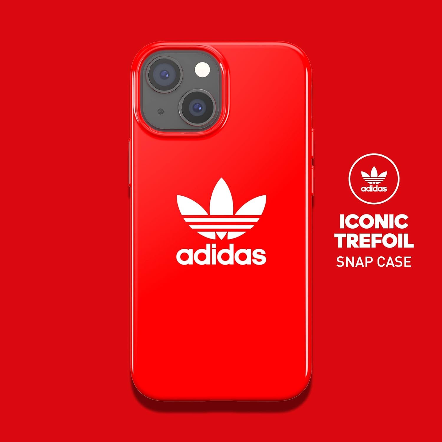 adidas Compatible with iPhone 13 Mini 5.4" Case, Originals Shaped Case, Protective Case