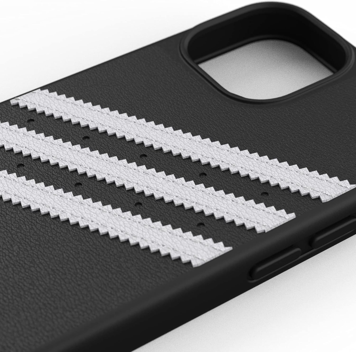 adidas Case Designed for iPhone 13 Mini 5.4, Drop Tested Cases, Shockproof Raised Edges, Original Protective Case, Black and White