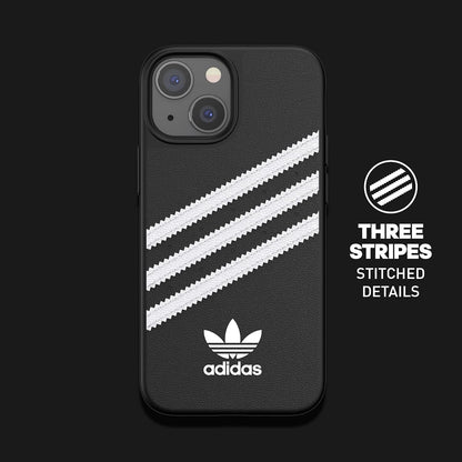 adidas Case Designed for iPhone 13 Mini 5.4, Drop Tested Cases, Shockproof Raised Edges, Original Protective Case, Black and White