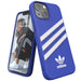 adidas Custodia progettata per iPhone 13 Mini 5.4, custodia testata contro cadute, bordi rialzati, cover originale, blu royal