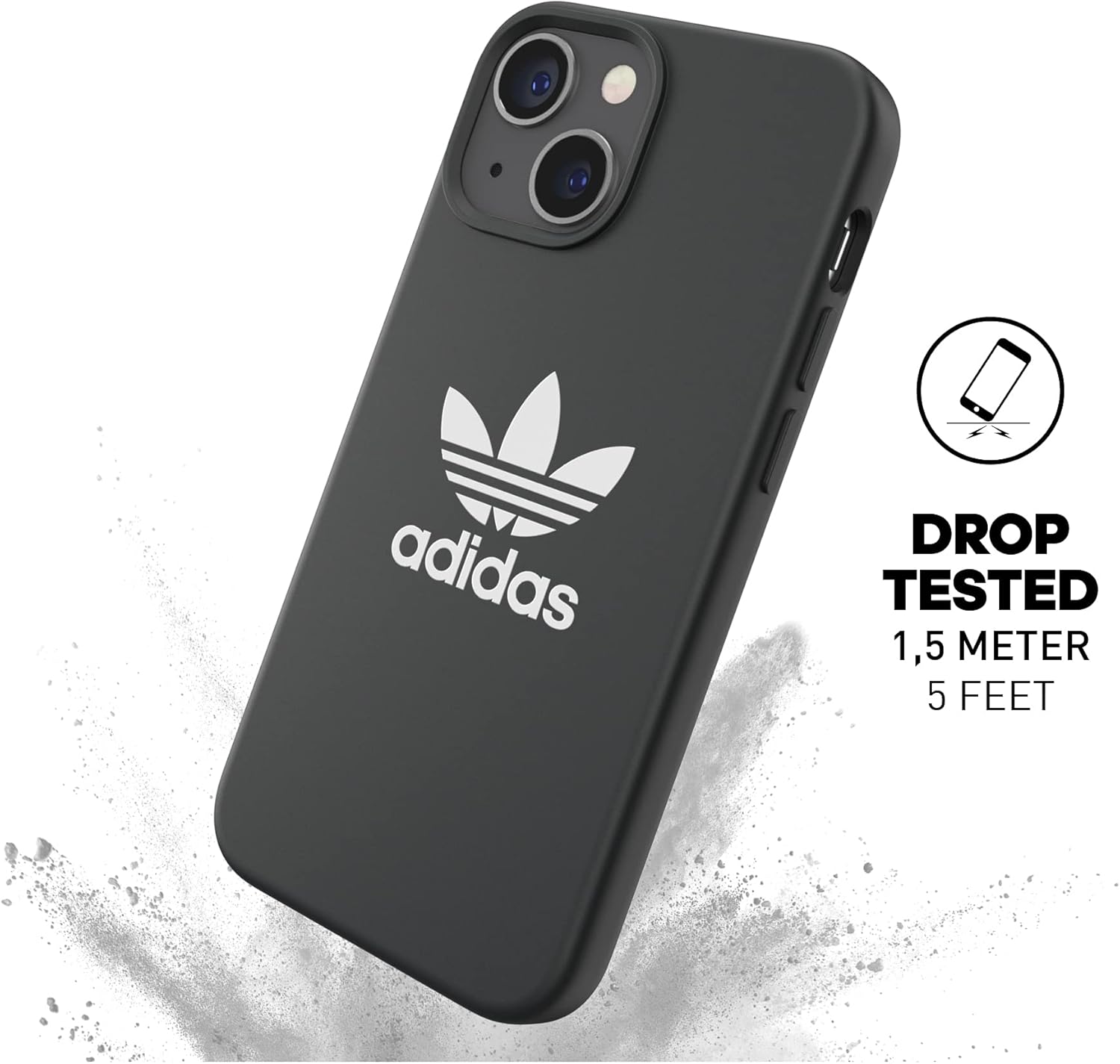 adidas Original Compatible for iPhone 13 mini Case, 5.4 inch, Case Tested Case, Shockproof Raised Edges, Premium Protective Silicone Case