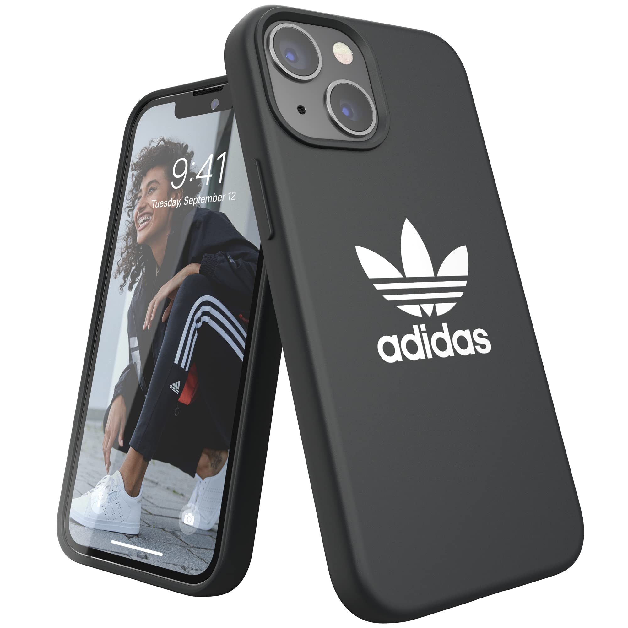 adidas Original Compatible for iPhone 13 mini Case, 5.4 inch, Case Tested Case, Shockproof Raised Edges, Premium Protective Silicone Case