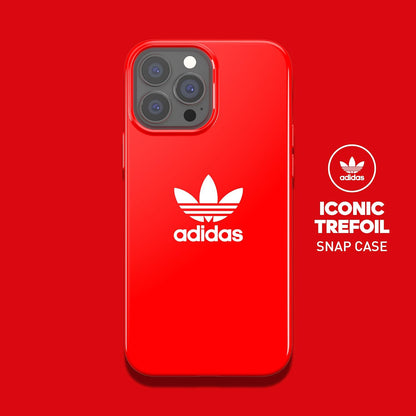 adidas Compatible with iPhone 13 Pro Max 6.7" Case, Original Shaped Case, Protective Case, Scarlet
