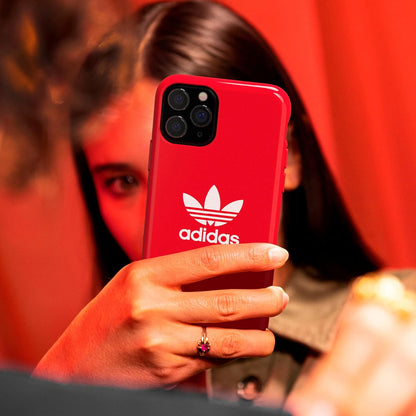 adidas Compatible with iPhone 13 Pro Max 6.7" Case, Original Shaped Case, Protective Case, Scarlet