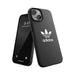 adidas Custodia progettata per iPhone 14 | Protezione antiurto | Compatibile con ricarica wireless | 6,1 pollici nero e bianco trifoglio | Custodia protettiva originale