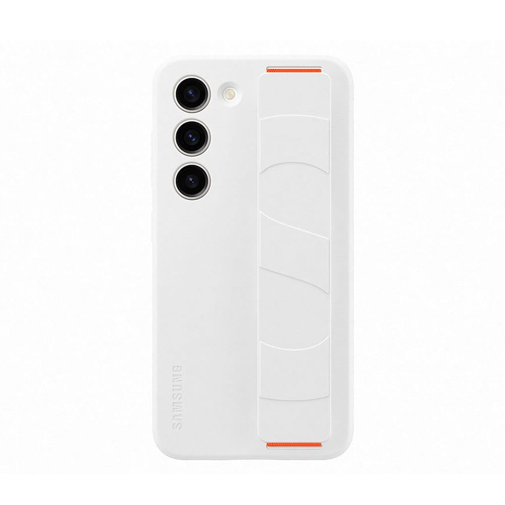 Samsung EF-GS911TWEGWW Galaxy S23, White, Silicone Grip Case White Silicone Grip Case S23
