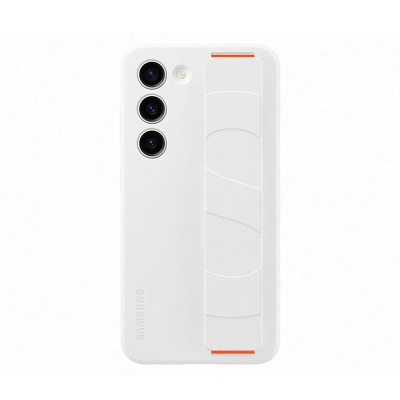 Samsung EF-GS911TWEGWW Galaxy S23, White, Silicone Grip Case White Silicone Grip Case S23