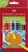 Faber-Castell 116501 Triangular Jumbo Coloured Pencil (Pack of 12