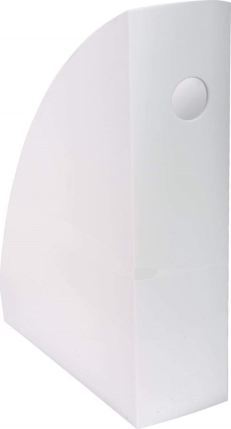 Exacompta - Ref 18213D - Magazine File MAG-CUBE - 266 x 82 x 305mm, Finger Hole on Spine, Suitable for A4+ Documents, Large Storage Capacity