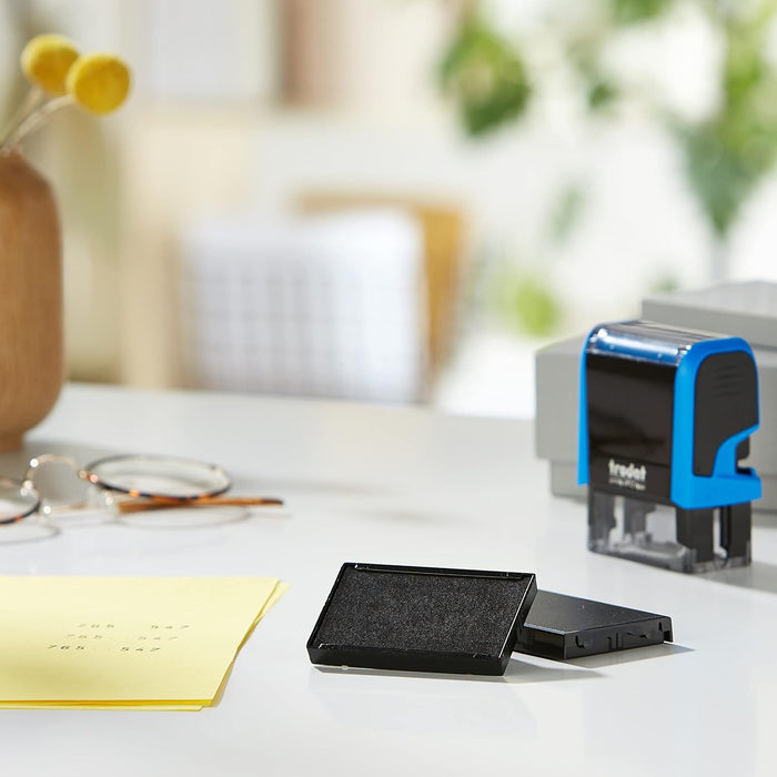 Trodat Replacement Ink Pads 6/4928 - Pack of 2 - Black Ink - For The Printy 4928