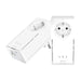 STRONG Powerline 2000 Kit Network Adapter (up to 2000 Mbit Duo/S, Integrated Socket, Fast Ethernet LAN, Powerlan) White POWERL2000DUOEU