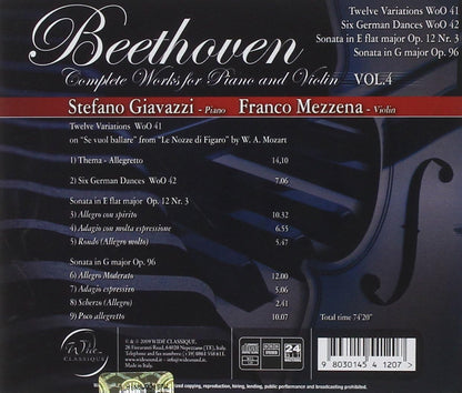 Complete Works for Piano and Violin Vol.4