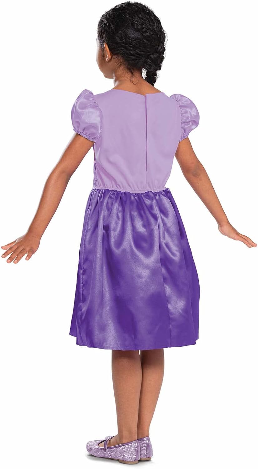 Disney Official Standard Rapunzel Dress Up for Girls, Rapunzel Costume Kids Fancy Dress, Tangled Dress Up for Girls Outfit, Princess Costumes for Girls, World Book Day Costumes for Girls