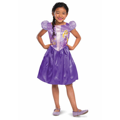 Disney Official Standard Rapunzel Dress Up for Girls, Rapunzel Costume Kids Fancy Dress, Tangled Dress Up for Girls Outfit, Princess Costumes for Girls, World Book Day Costumes for Girls