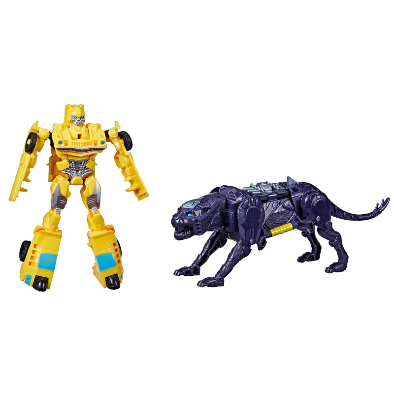 Transformers: Aufstieg der Bestien, Beast Alliance, Beast Combiner 2er-Pack Bumblebee Spielzeug zum Film, ab 6, 12,5 cm