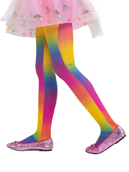 Smiffys 53111, Rainbow Ombre Tights, Girls, One Size