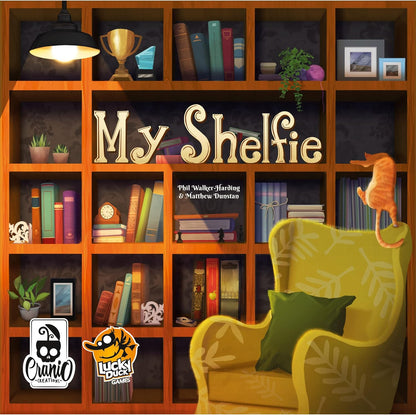 My Shelfie Board Game | Set Collection Strategy Game | Pattern Building Game | Fun Family Game for Kids and Adults | Ages 8+ | 2-4 Players | Average Playtime 30 Minutes | Made by Lucky Duck Games