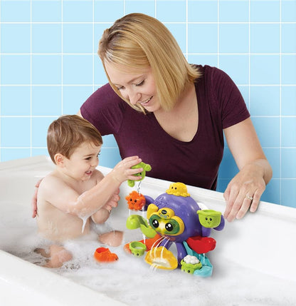 VTech 80-555223 Spetterpret Badoctopus - Badspeelgoed - Rustgevende Melodietjes - Gezonden Liedjes - 1 tot 5 Jaar