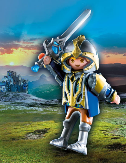 Playmobil 71301 Novelmore Knights - Arwynn with Invincibus, castle, knights, toy knights, knight rider, medieval, armour, knights playset for Children Ages 4+