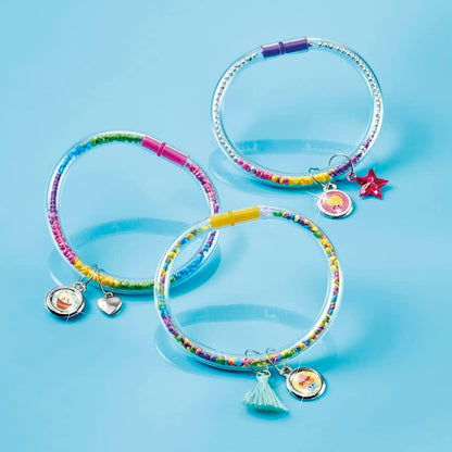 Totum-21198 Kit Creativo Pulseras tubulares con Glitter 18x27x4, Multicolor (Tailor Made Essentials BV 21198