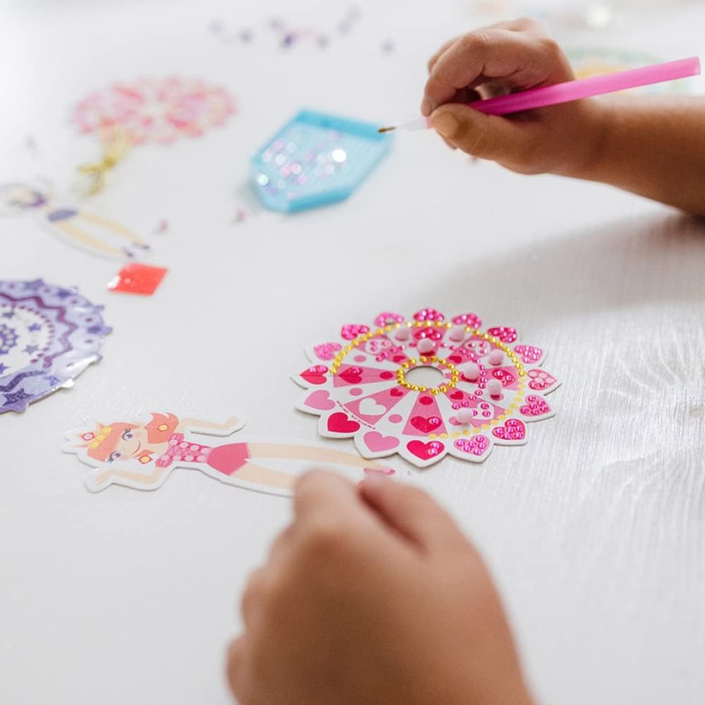 Totum -29811 Creative Kit Decorate Fairies with Paint and Diamonds 13x19x4, Multicolor (Tailor Made Essentials BV 29811