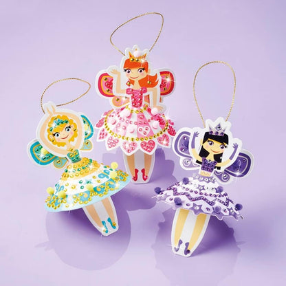 Totum -29811 Creative Kit Decorate Fairies with Paint and Diamonds 13x19x4, Multicolor (Tailor Made Essentials BV 29811