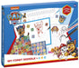 Totum Paw Patrol ABC Creative Set: Pens Stickers Stencils Eraser and Exercise Book with Templates for Drawing with Beautiful Paw Patrol Characters