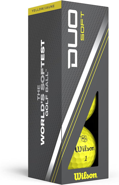 Wilson Staff Duo Soft Golf Balls - 12 Pack Amarillo