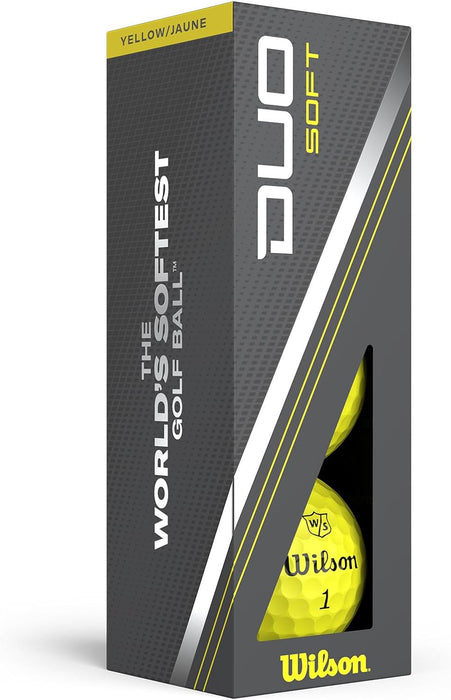 Wilson Staff Duo Soft Golf Balls - 12 Pack Amarillo