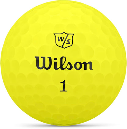 Wilson Staff Duo Soft Golf Balls - 12 Pack Amarillo