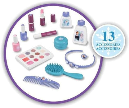 FROZEN Valise beauté - Reine des Neiges - Coiffure, onglerie, maquillage - des 3 ans