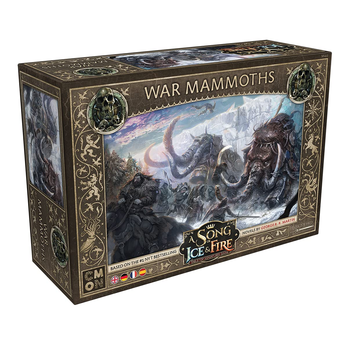 CMON, A Song of Ice & Fire – Kriegsmammuts, Erweiterung, Tabletop, 2 Spieler, Ab 14+ Jahren, 45+ Minuten, Deutsch, Mehrsprachig, Mehrfarbig, Bunt