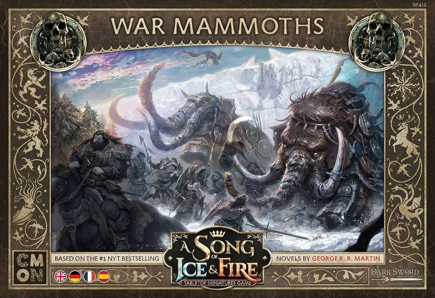 CMON, A Song of Ice & Fire – Kriegsmammuts, Erweiterung, Tabletop, 2 Spieler, Ab 14+ Jahren, 45+ Minuten, Deutsch, Mehrsprachig, Mehrfarbig, Bunt