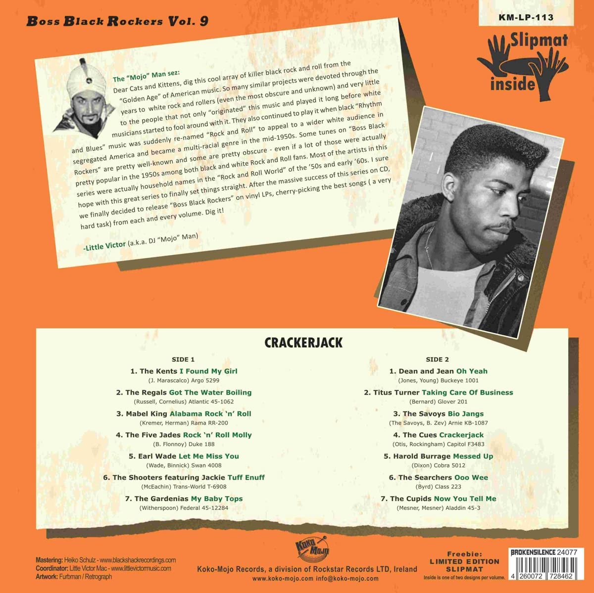 Boss Black Rockers Vol.9 - Crackerjack (Lim.Ed.