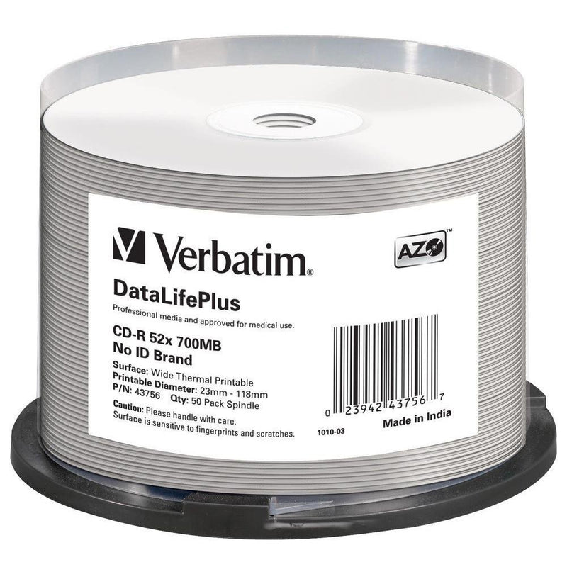 CD-R Verbatim CD-R 52x DataLifePlus (50 Unidades