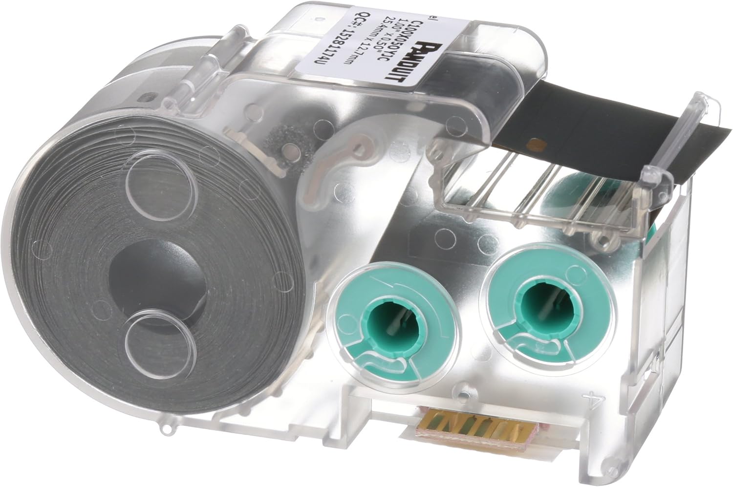 Panduit C200X100YJC P1 Cassette Component Label, Adhesive Polyester, White (200-Pack