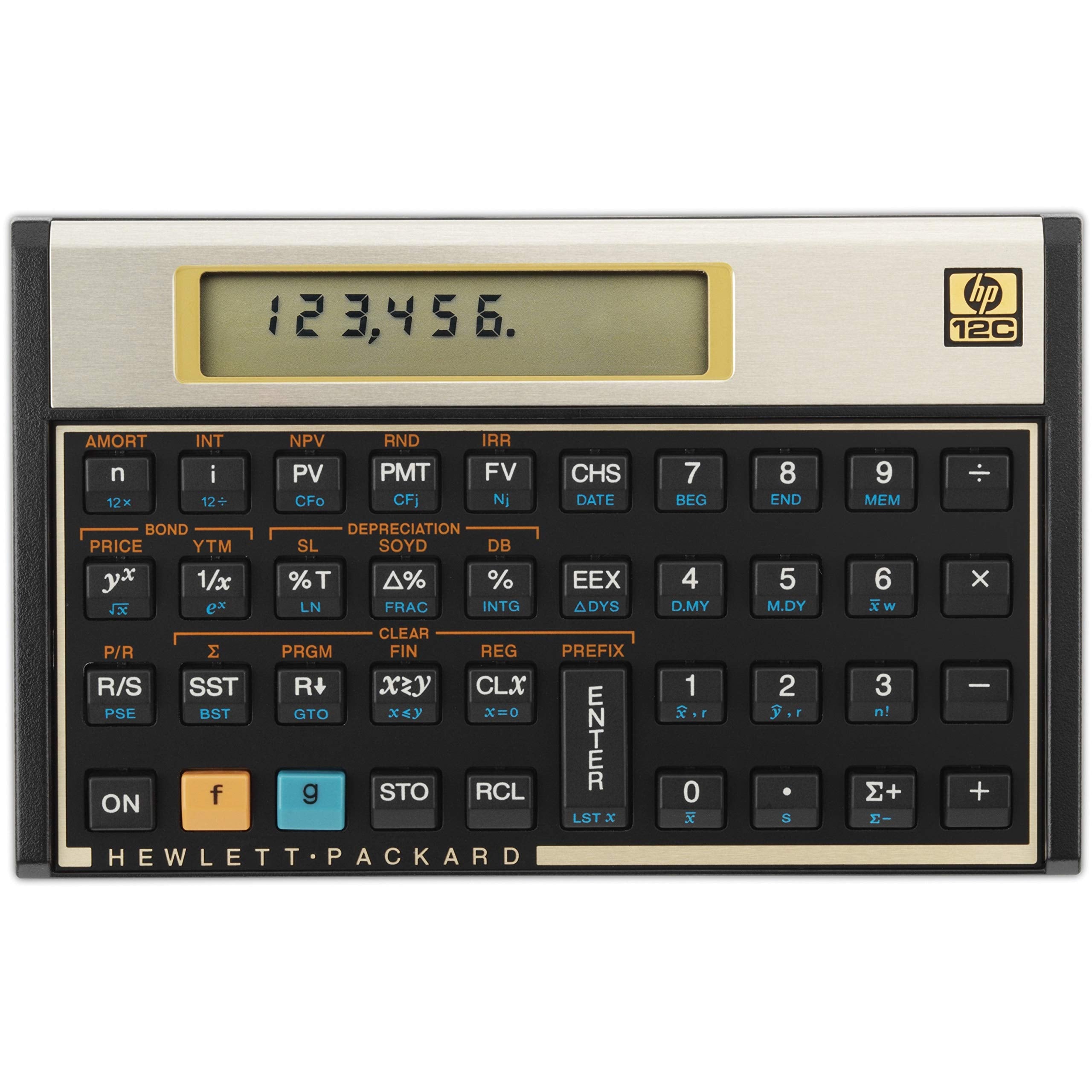 Hewlett Packard  Calculator Financial Battery-power 10 Digit over 120 Functions Ref HP12C