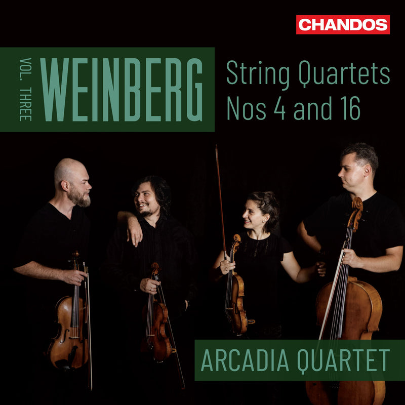 Weinberg: String Quartets Nos. 4 and 16 - Volume 3