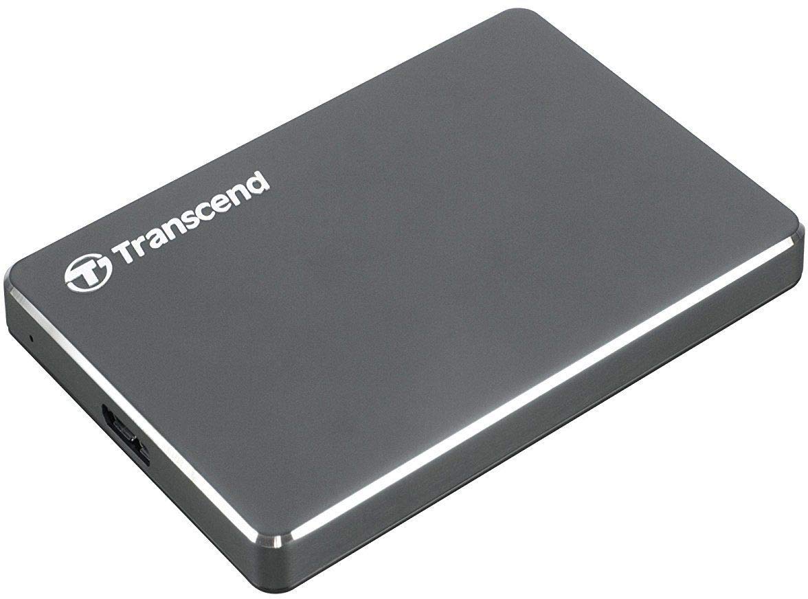 Transcend 1 TB USB 3.1 Gen 1 Portable Hard Drive - StoreJet TS1TSJ25C3N