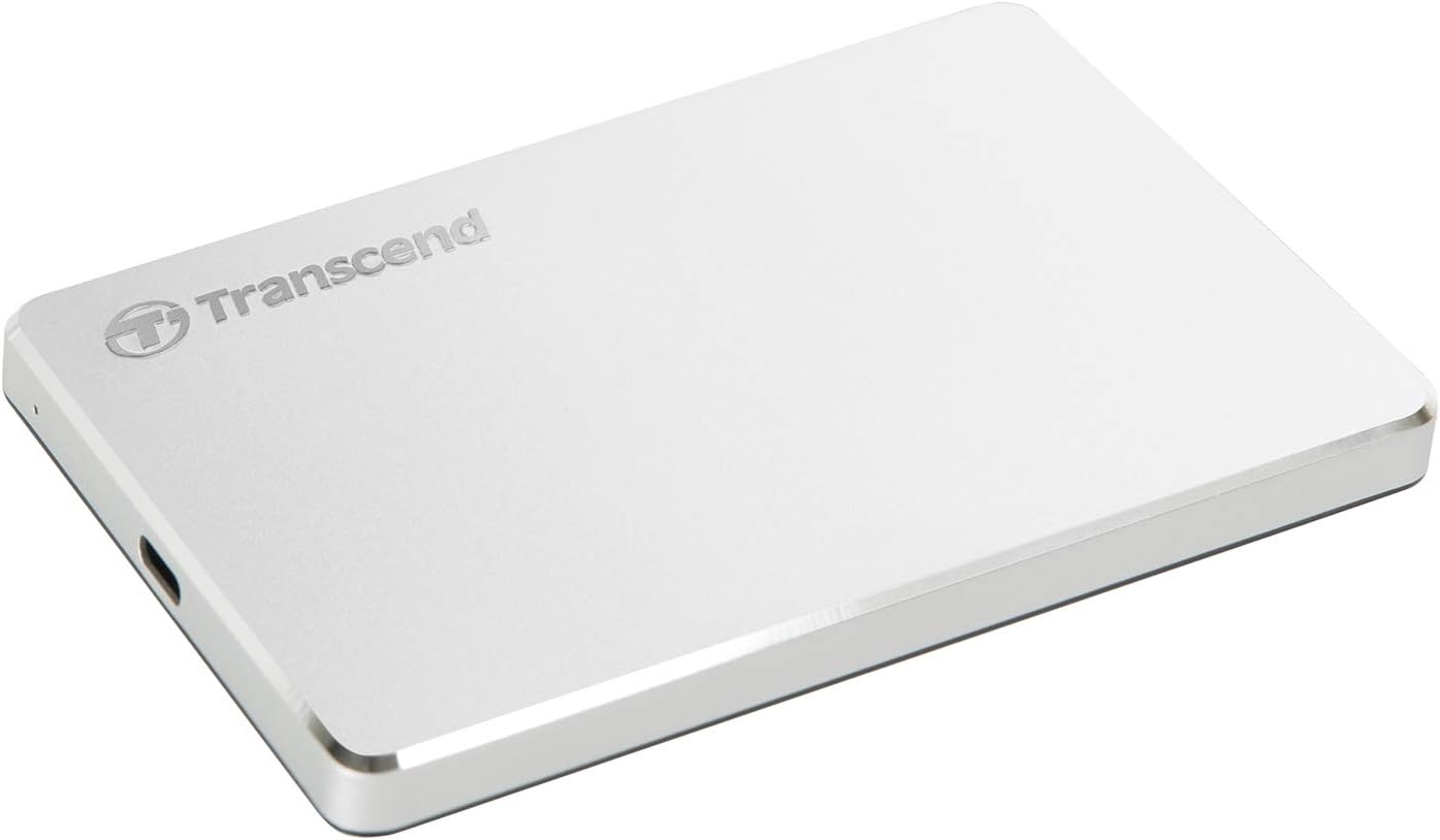 Transcend 1 TB USB Type-C, 3.1 Gen 1 Portable Hard Drive - StoreJet TS1TSJ25C3S