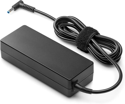HP 90W Smart Ac Adapter Right-Angled (90°) 4.5 mm Connector for Laptops with 7.4 mm Conversion Dongle (W5D55Aa
