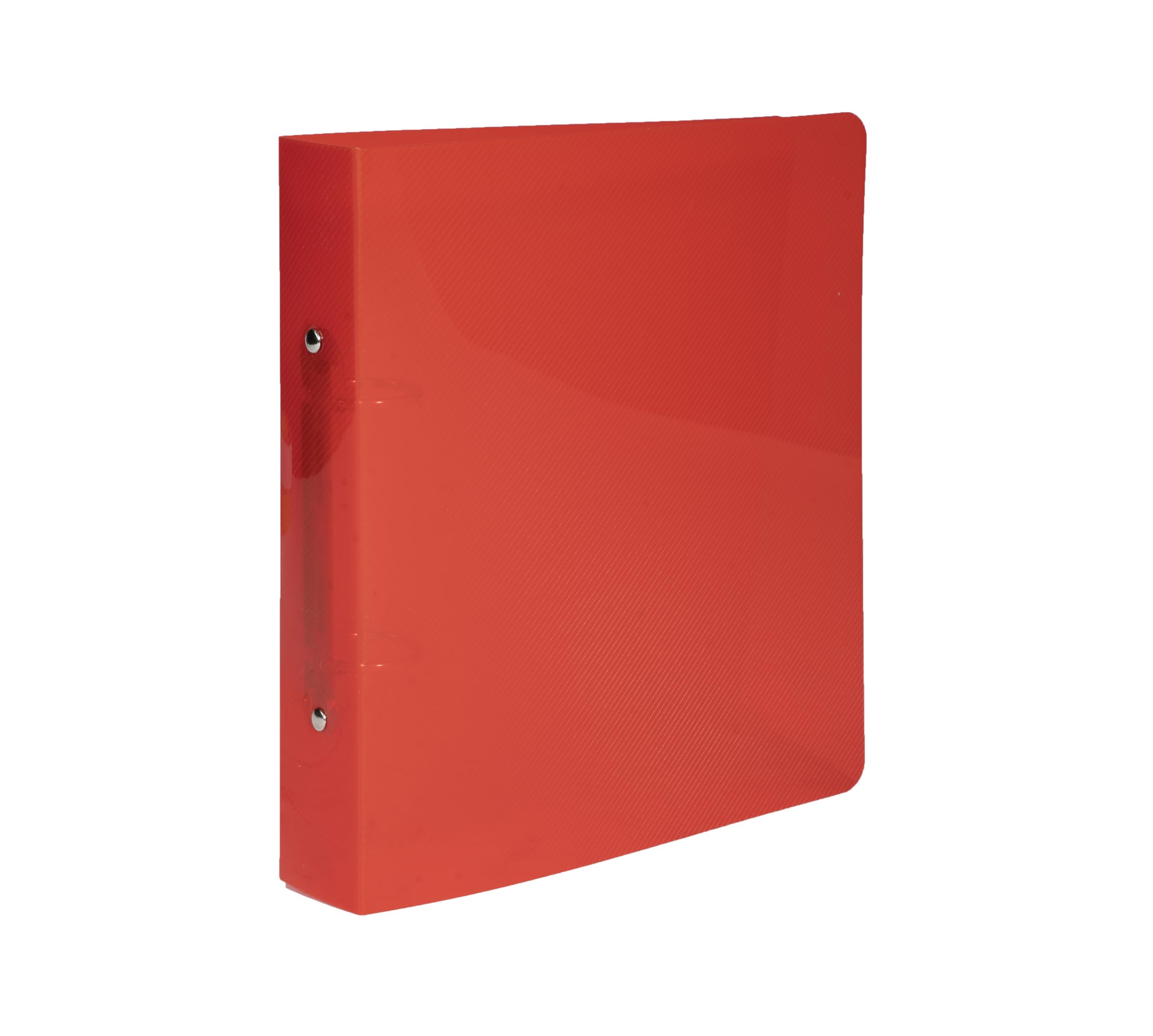 Exacompta - Ref. 998X - Flexible PP Crystal binder - 2 round rings diameter 30 mm - Spine 40 mm - External dimensions: 23x20 cm - Format to be filed A5 - Single unit (Assorted color) FORMAT A5 - A L'UNITE Soft PP Crystal multi-color