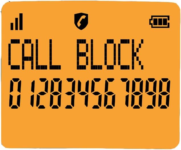 Alcatel S280 NERO/VERDE Telefono Cordless DECT con Blocco delle Chiamate Indesiderate, Ampio Display Retroilluminato Arancione, funzione Vivavoce, 3 Tasti di Memoria Diretta