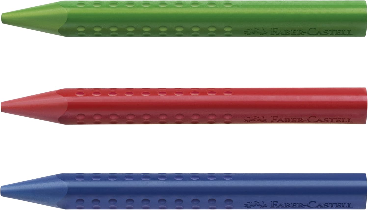 Faber-Castell Jumbo Grip Crayons (Pack of 12)