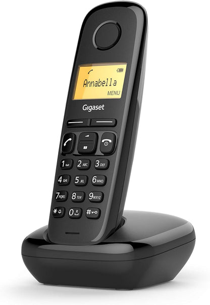 Gigaset A170 Téléphone analog/dect Identification de l'appelant Noir