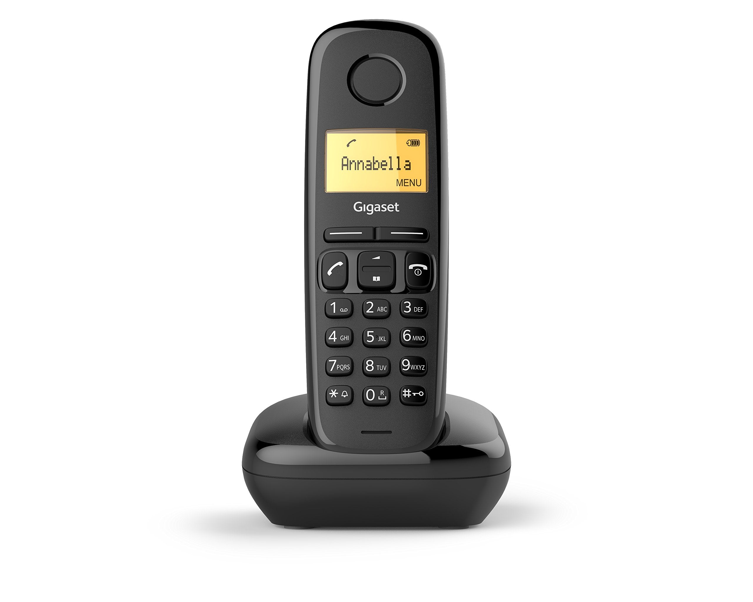 Gigaset A170 Téléphone analog/dect Identification de l'appelant Noir