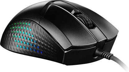 MSI CLUTCH GM51 LIGHTWEIGHT Gaming Mouse - RGB, upto 26000 DPI, 8K Hz Polling, 83g, Frixion Free Cable, Ergonomic design, OMRON Switches, NVIDIA REFLEX, MSI Center